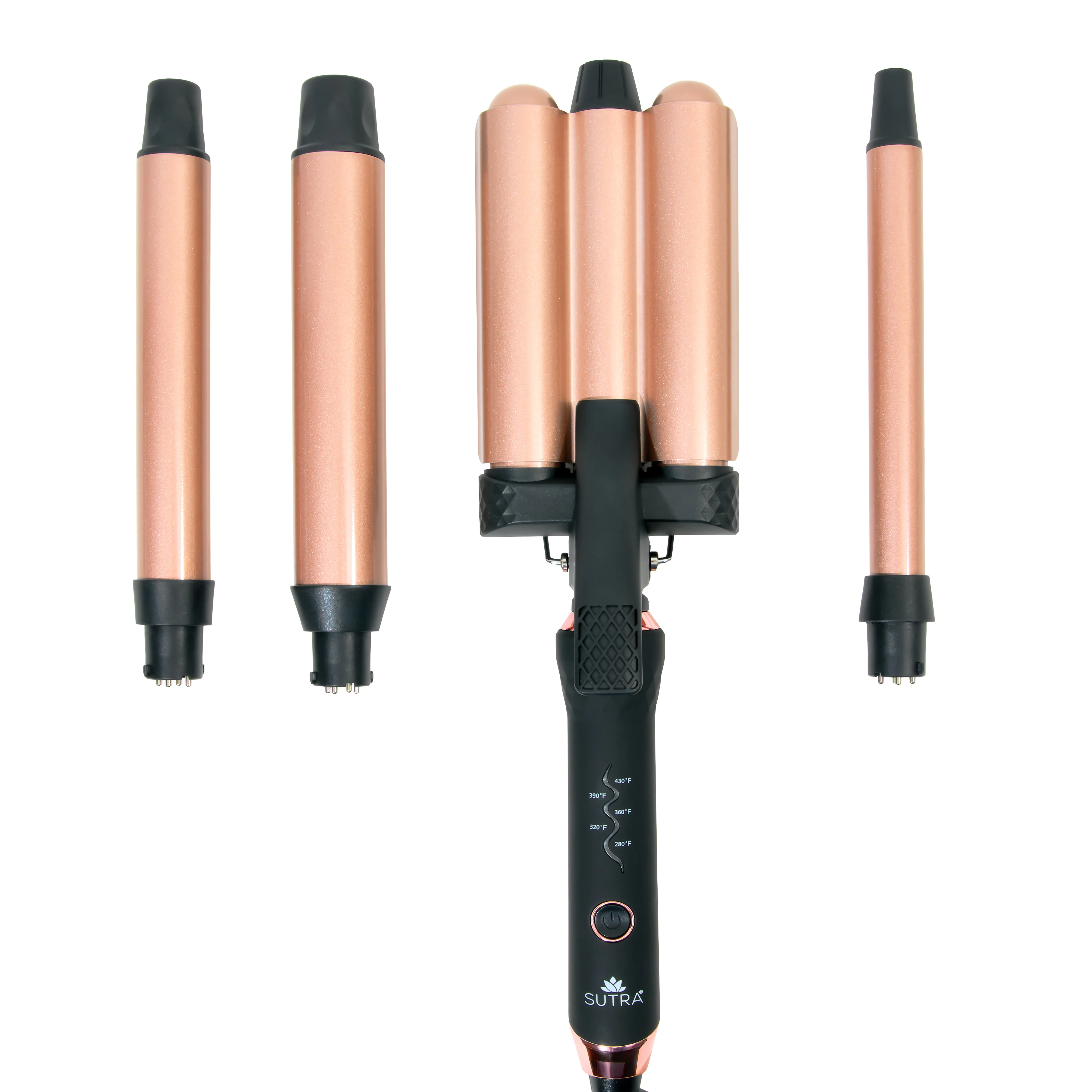 4-in-1 Interchangeable Clipless Curler Set - Image 3