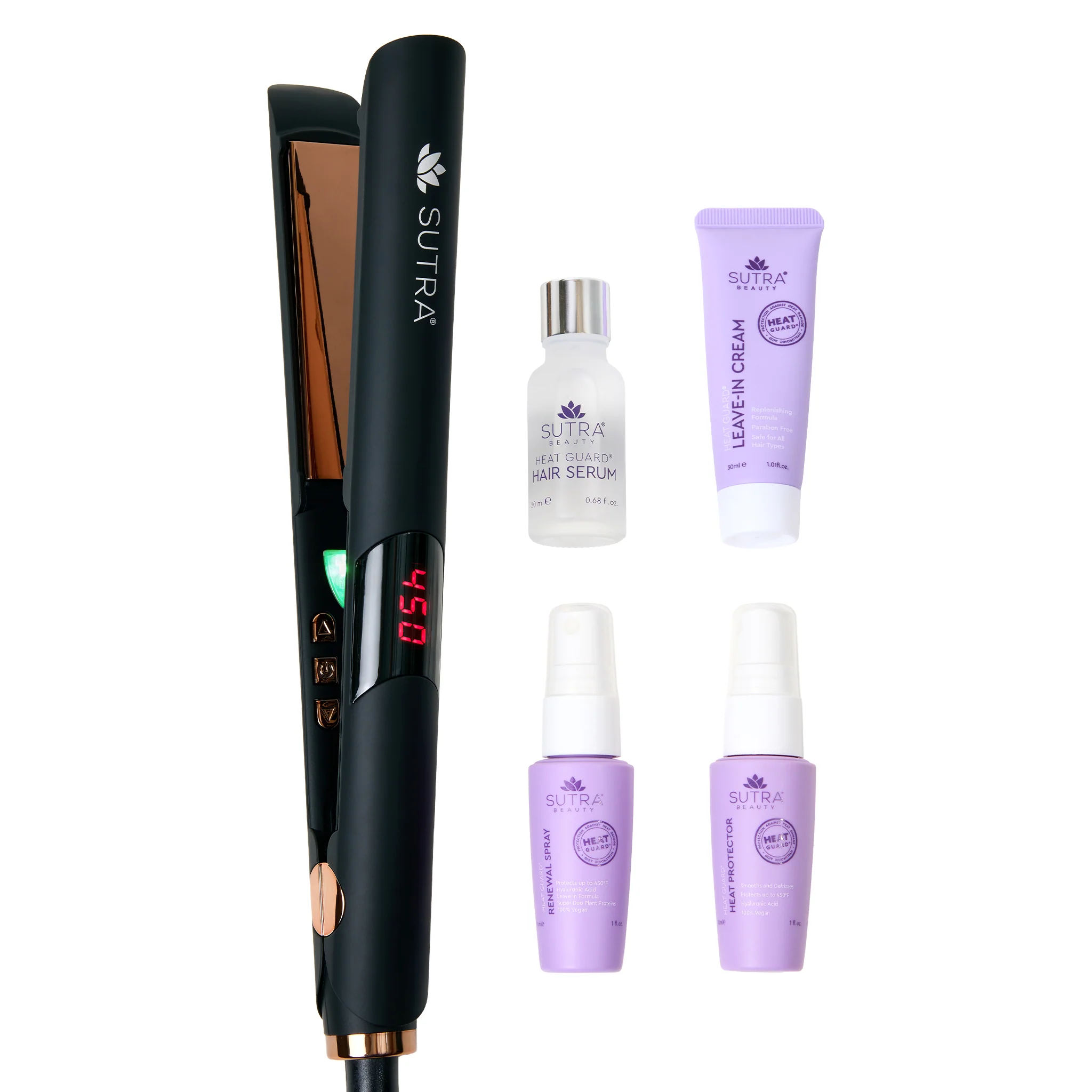 5-Pc Vanity Box - IR Flat Iron & Heat Guard Set - Image 3