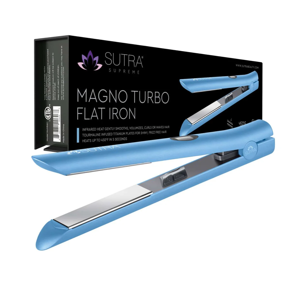 Magno Turbo Flat Iron (Blue) - Image 2